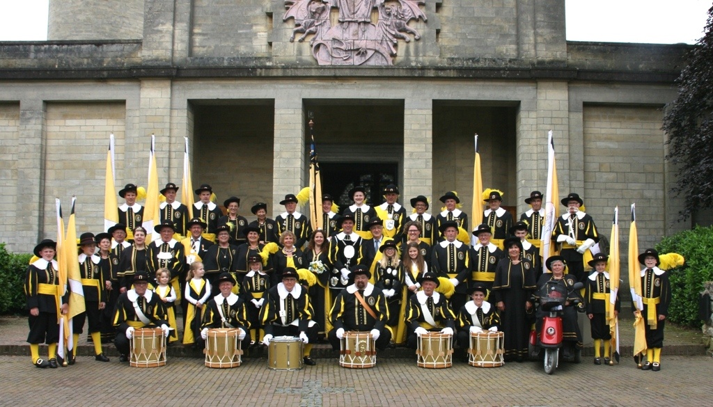 Groepsfoto van het gilde
